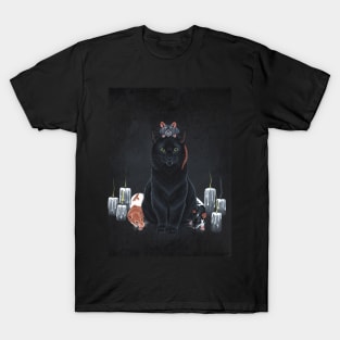 Black Cat and Fancy Rats T-Shirt